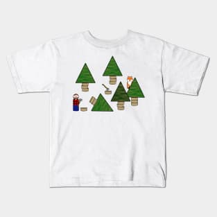 little lumber jacks Kids T-Shirt